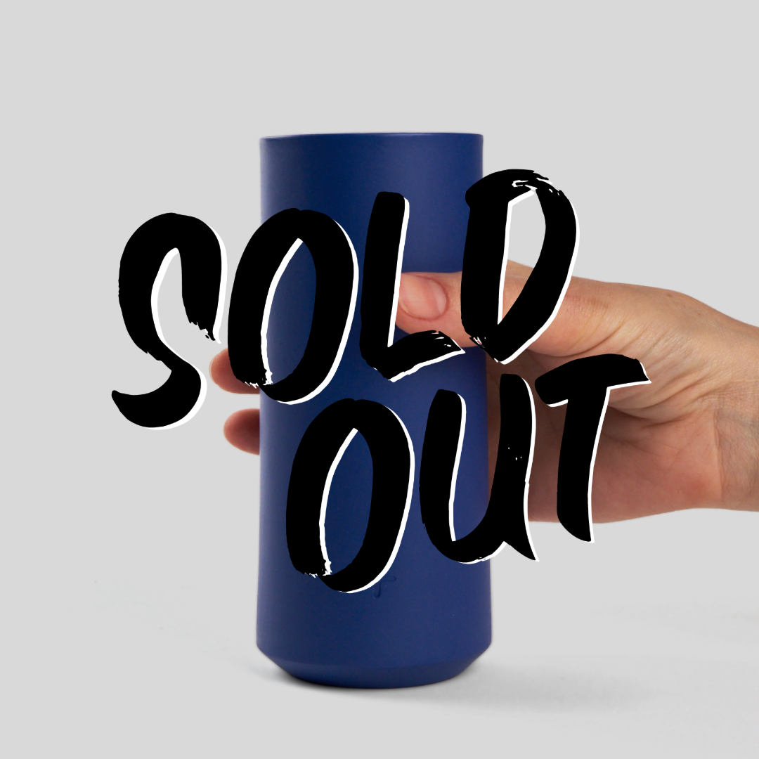 Highball Glass Single + Dark Blue