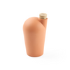 A single orange carafe with a cork stopper. The TUYO logo is lightly branded on the top of the cork stopper.