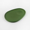 mezcal pairing plate green porcelain